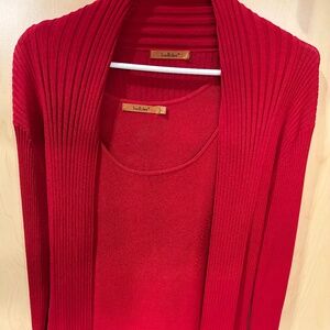 Twin set tank and sweater